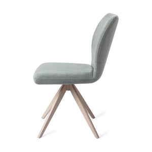Jesper Home Ikata eetkamerstoel Breezy Blue turn beige