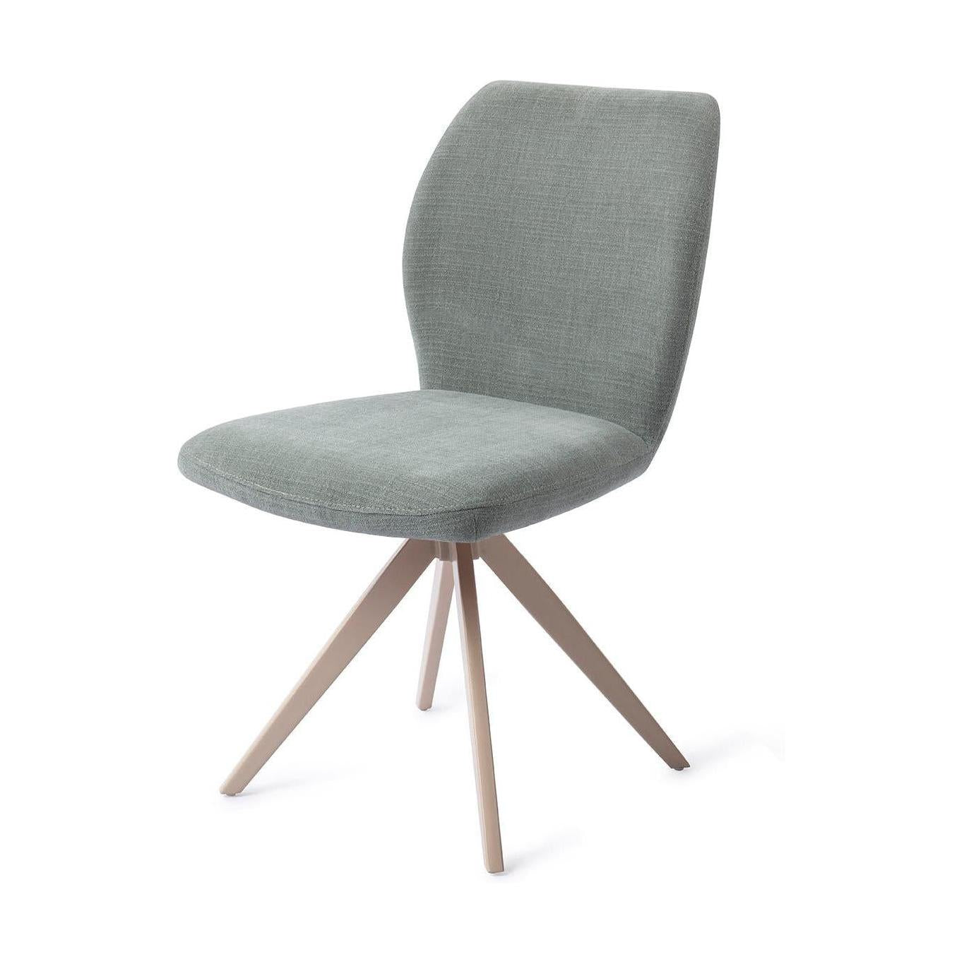 Jesper Home Ikata eetkamerstoel Breezy Blue turn beige