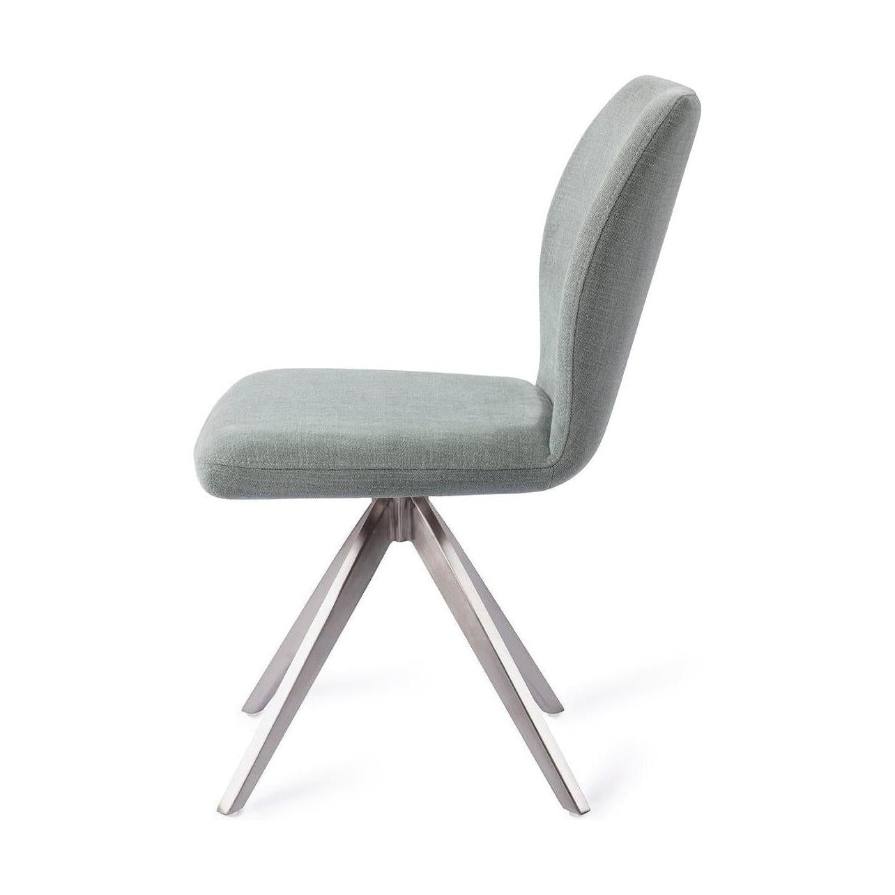 Jesper Home Ikata eetkamerstoel Breezy Blue turn steel