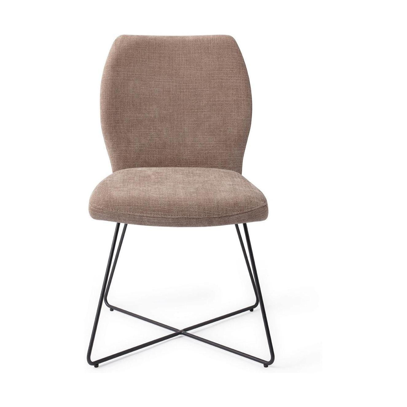 Jesper Home Ikata eetkamerstoel Mocha Mist cross black