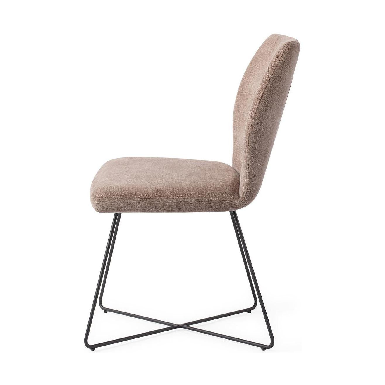 Jesper Home Ikata eetkamerstoel Mocha Mist cross black