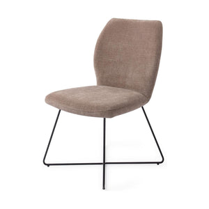 Jesper Home Ikata eetkamerstoel Mocha Mist cross black