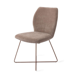 Jesper Home Ikata eetkamerstoel Mocha Mist cross rose
