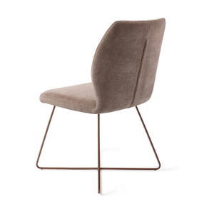 Jesper Home Ikata eetkamerstoel Mocha Mist cross rose