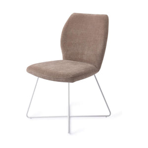 Jesper Home Ikata eetkamerstoel Mocha Mist cross white