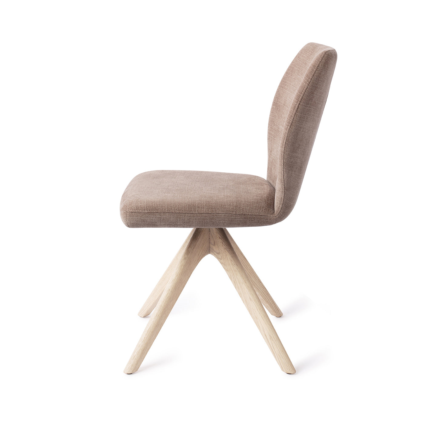 Jesper Home Ikata eetkamerstoel Mocha Mist revolve oak bleach