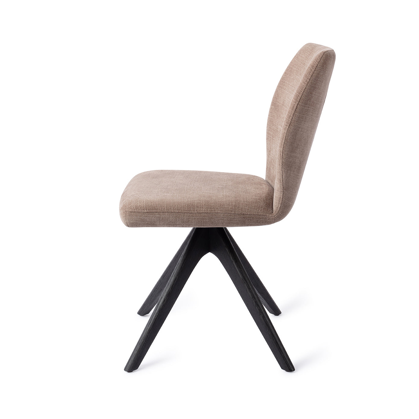 Jesper Home Ikata eetkamerstoel Mocha Mist revolve oak black
