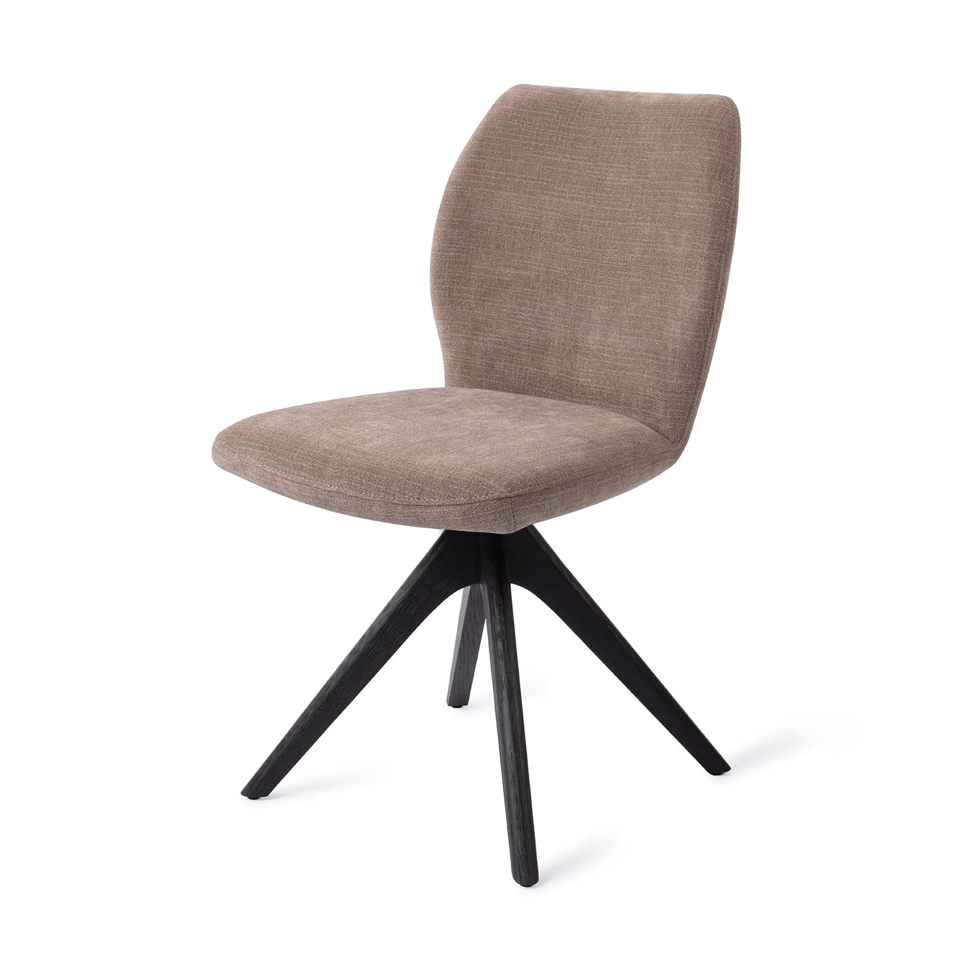 Jesper Home Ikata eetkamerstoel Mocha Mist revolve oak black