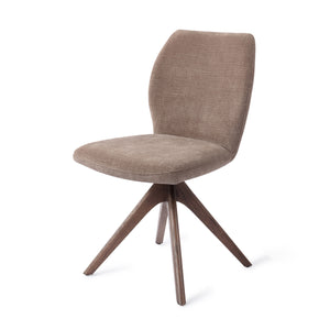 Jesper Home Ikata eetkamerstoel Mocha Mist revolve oak walnut