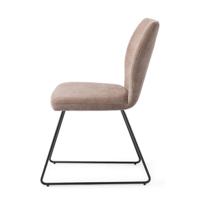 Jesper Home Ikata eetkamerstoel Mocha Mist slide black