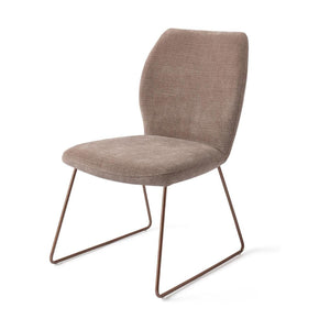 Jesper Home Ikata eetkamerstoel Mocha Mist slide rose