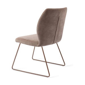 Jesper Home Ikata eetkamerstoel Mocha Mist slide rose