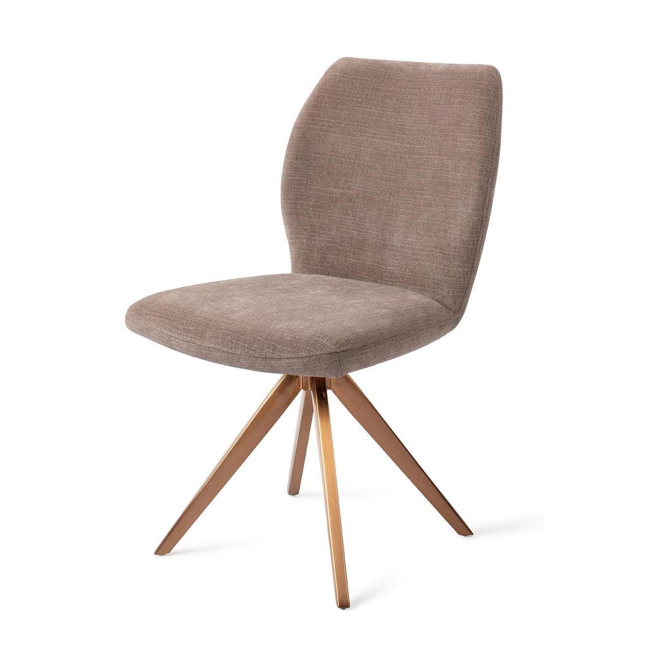 Jesper Home Ikata eetkamerstoel Mocha Mist turn rose