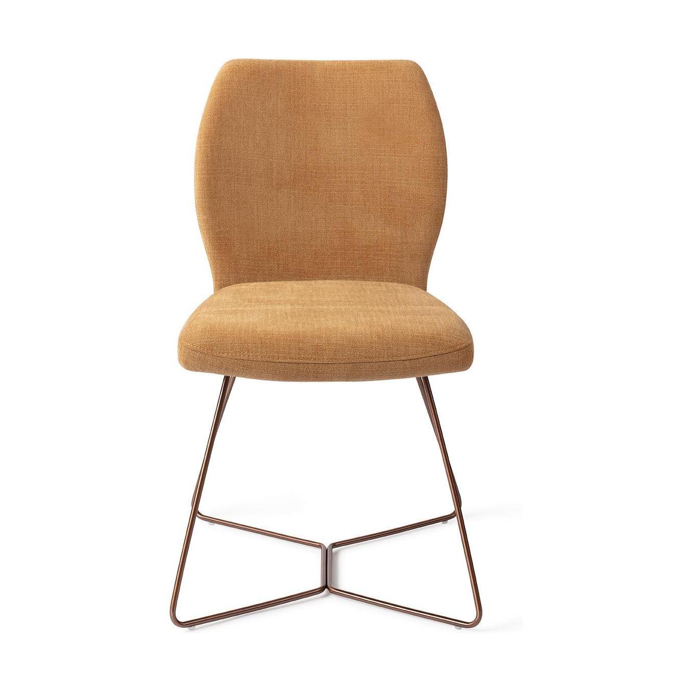 Jesper Home Ikata eetkamerstoel Honey Harvest beehive rose