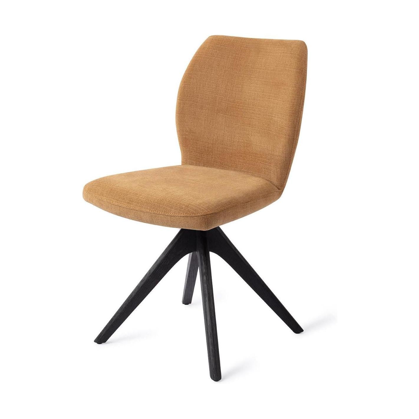 Jesper Home Ikata eetkamerstoel Honey Harvest revolve oak black