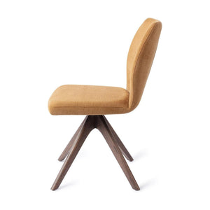 Jesper Home Ikata eetkamerstoel Honey Harvest revolve oak walnut