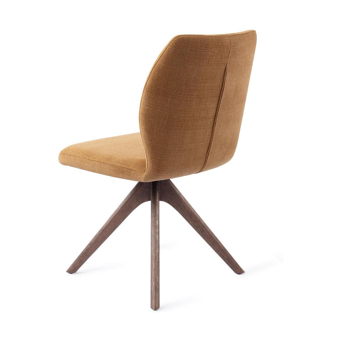 Jesper Home Ikata eetkamerstoel Honey Harvest revolve oak walnut