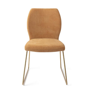 Jesper Home Ikata eetkamerstoel Honey Harvest slide gold