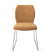 Jesper Home Ikata eetkamerstoel Honey Harvest slide steel