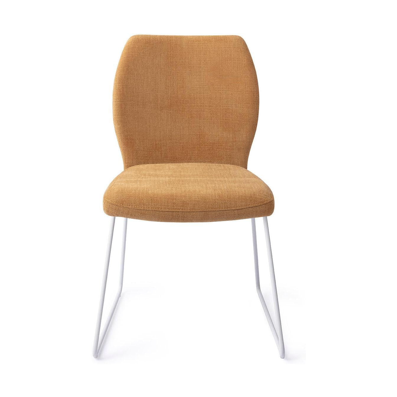 Jesper Home Ikata eetkamerstoel Honey Harvest slide white