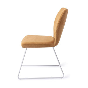 Jesper Home Ikata eetkamerstoel Honey Harvest slide white