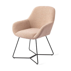 Jesper Home Kushi eetkamerstoel Flax Relax beehive black