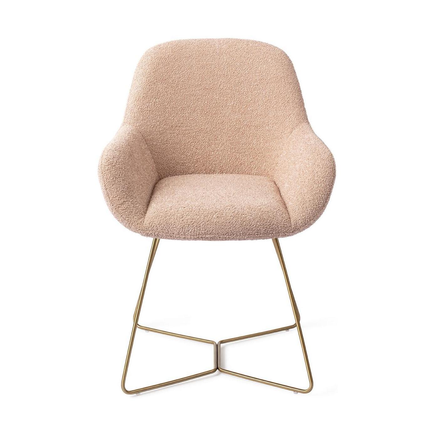 Jesper Home Kushi eetkamerstoel Flax Relax beehive gold