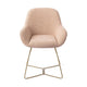 Jesper Home Kushi eetkamerstoel Flax Relax beehive gold