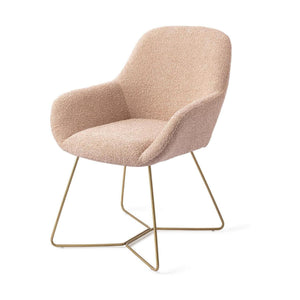 Jesper Home Kushi eetkamerstoel Flax Relax beehive gold