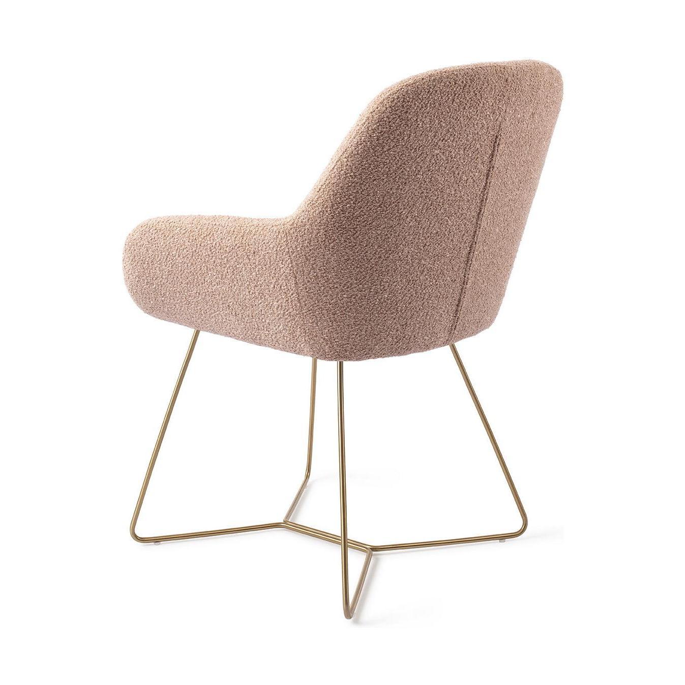 Jesper Home Kushi eetkamerstoel Flax Relax beehive gold