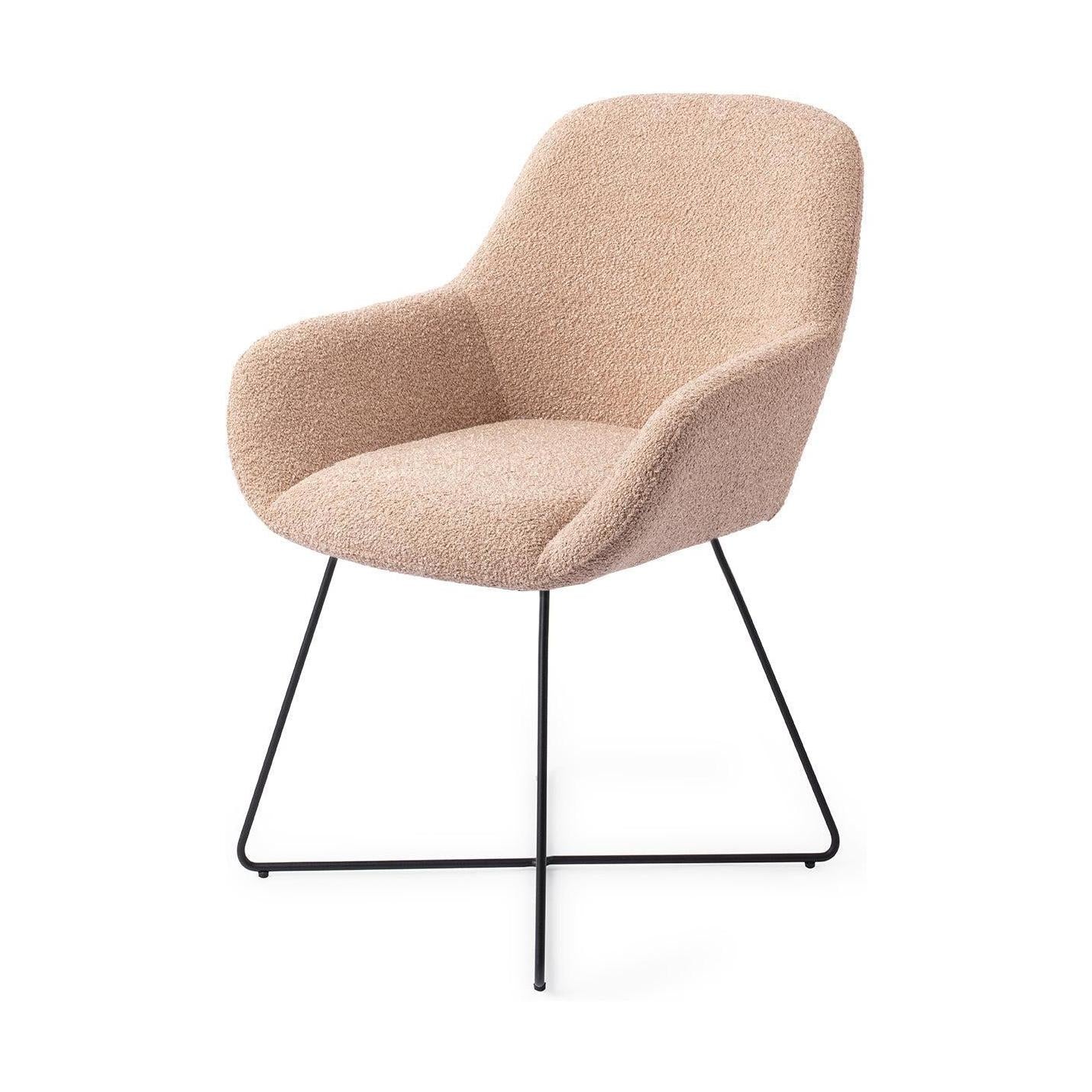 Jesper Home Kushi eetkamerstoel Flax Relax cross black