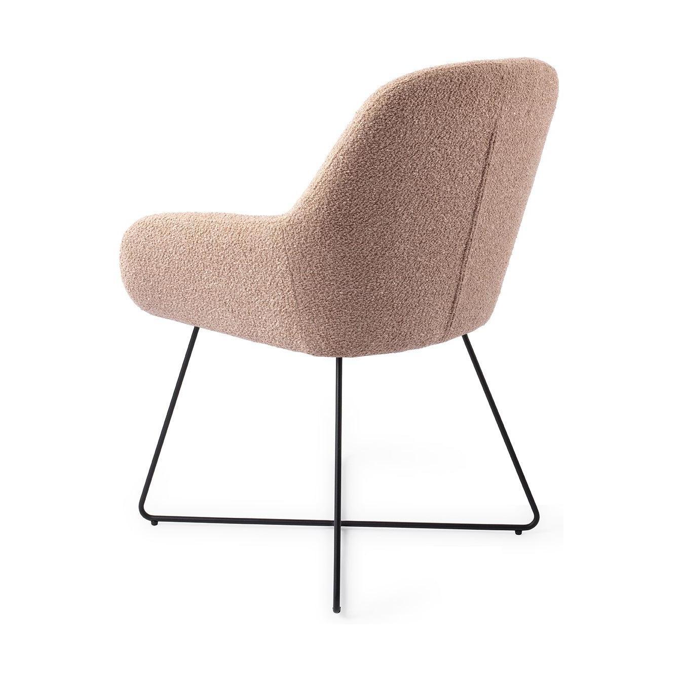 Jesper Home Kushi eetkamerstoel Flax Relax cross black