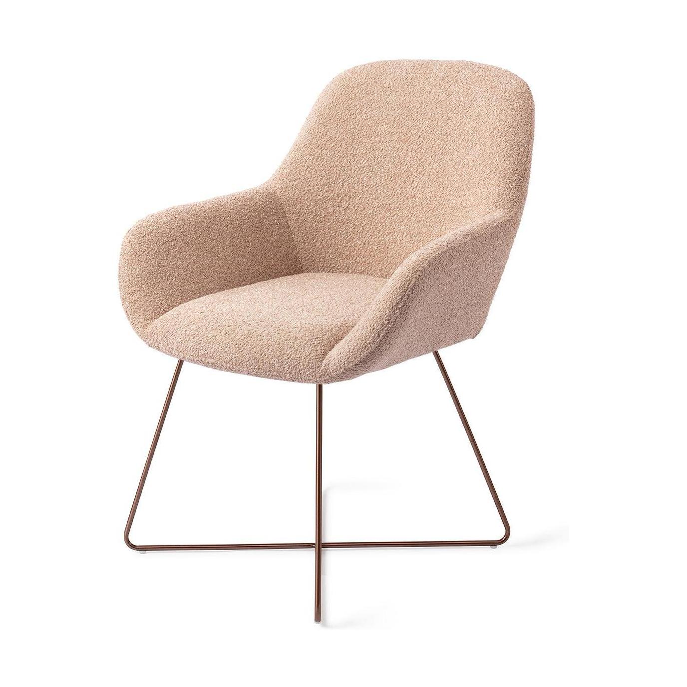 Jesper Home Kushi eetkamerstoel Flax Relax cross rose