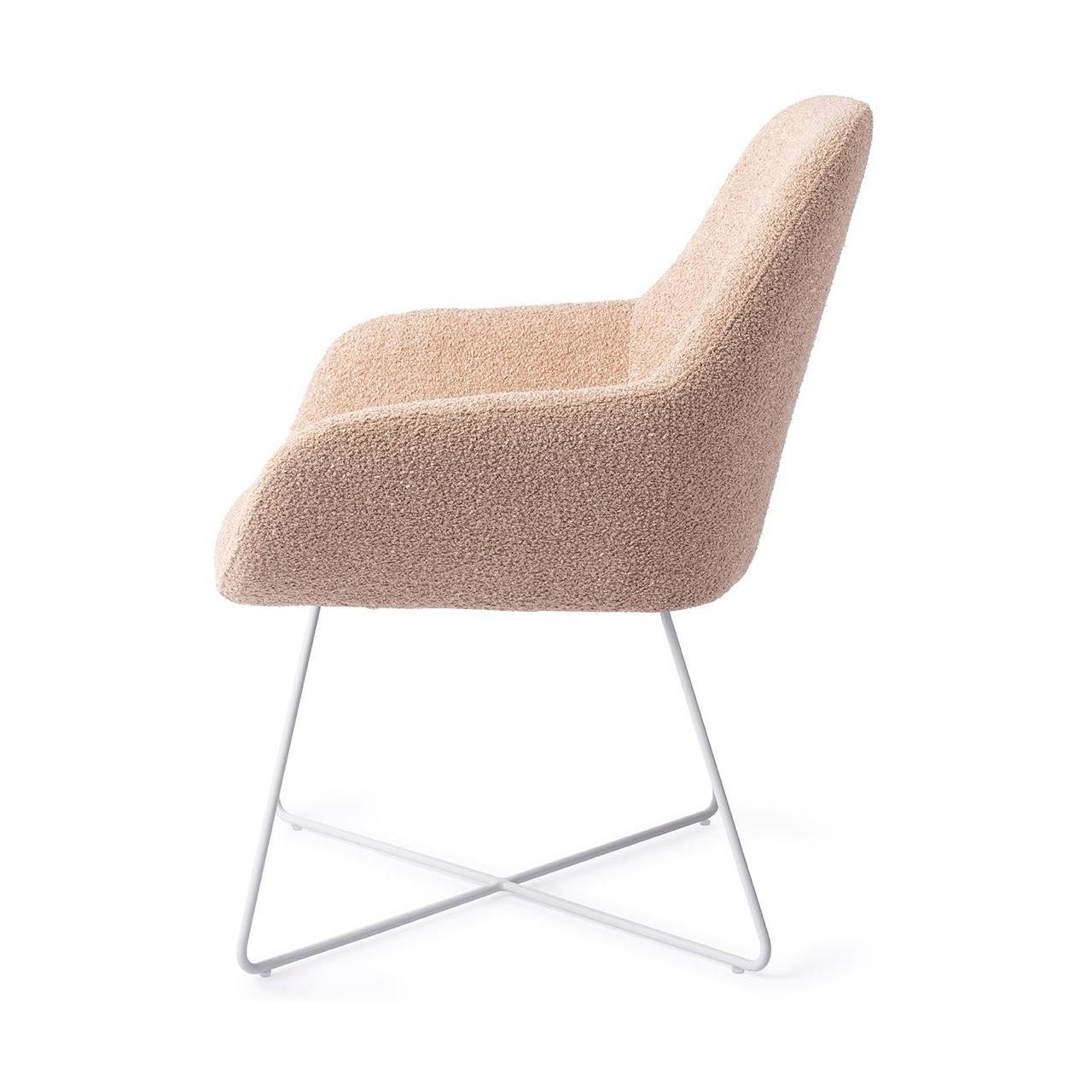 Jesper Home Kushi eetkamerstoel Flax Relax cross white