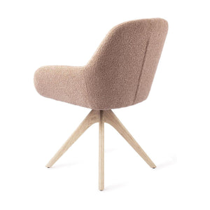 Jesper Home Kushi eetkamerstoel Flax Relax revolve oak bleach