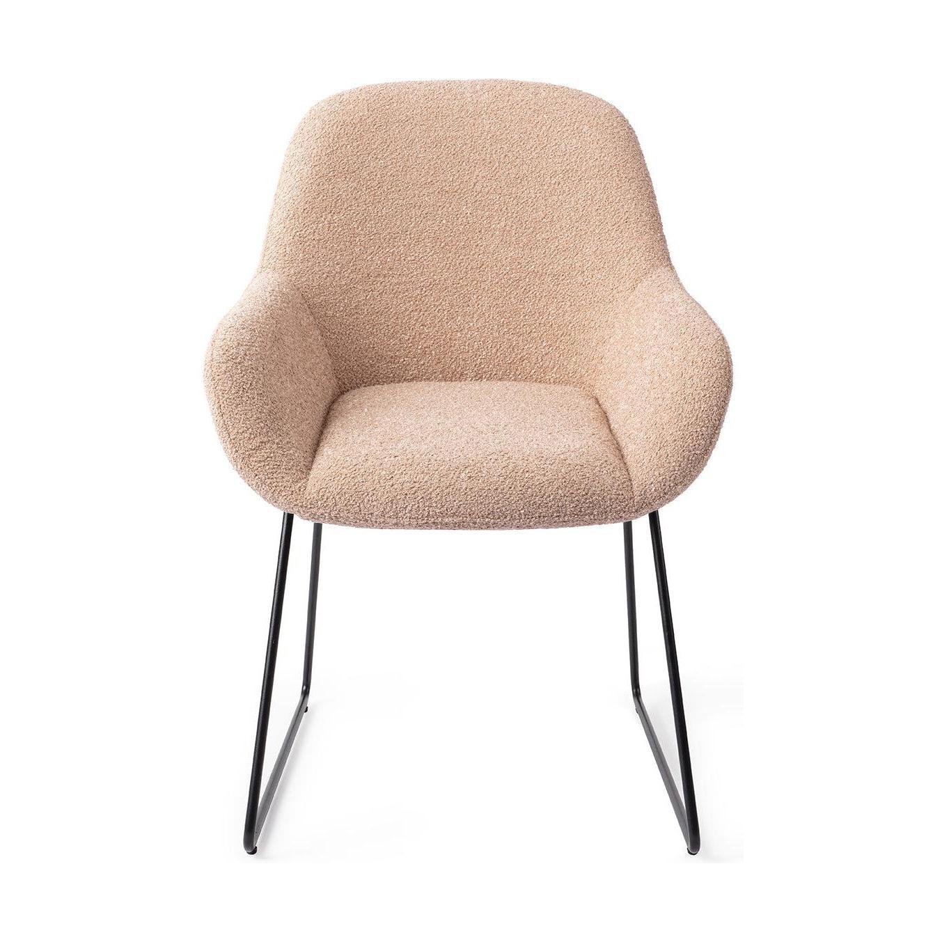 Jesper Home Kushi eetkamerstoel Flax Relax slide black