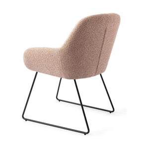 Jesper Home Kushi eetkamerstoel Flax Relax slide black