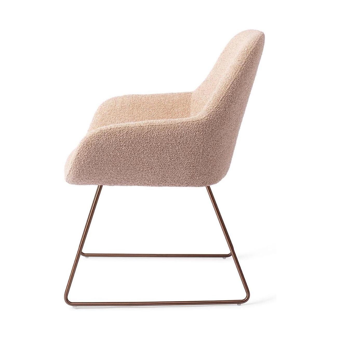 Jesper Home Kushi eetkamerstoel Flax Relax slide rose