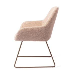 Jesper Home Kushi eetkamerstoel Flax Relax slide rose
