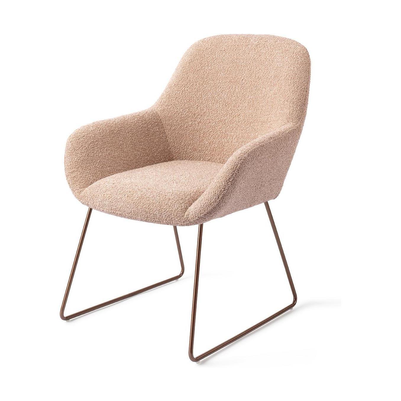 Jesper Home Kushi eetkamerstoel Flax Relax slide rose