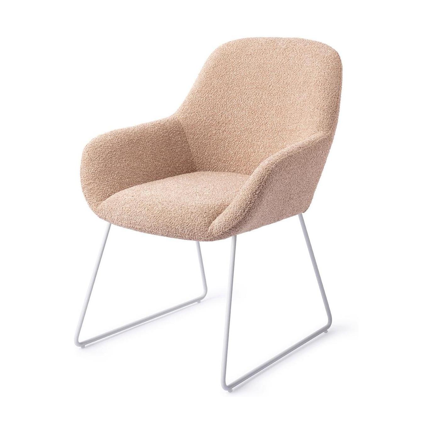 Jesper Home Kushi eetkamerstoel Flax Relax slide white