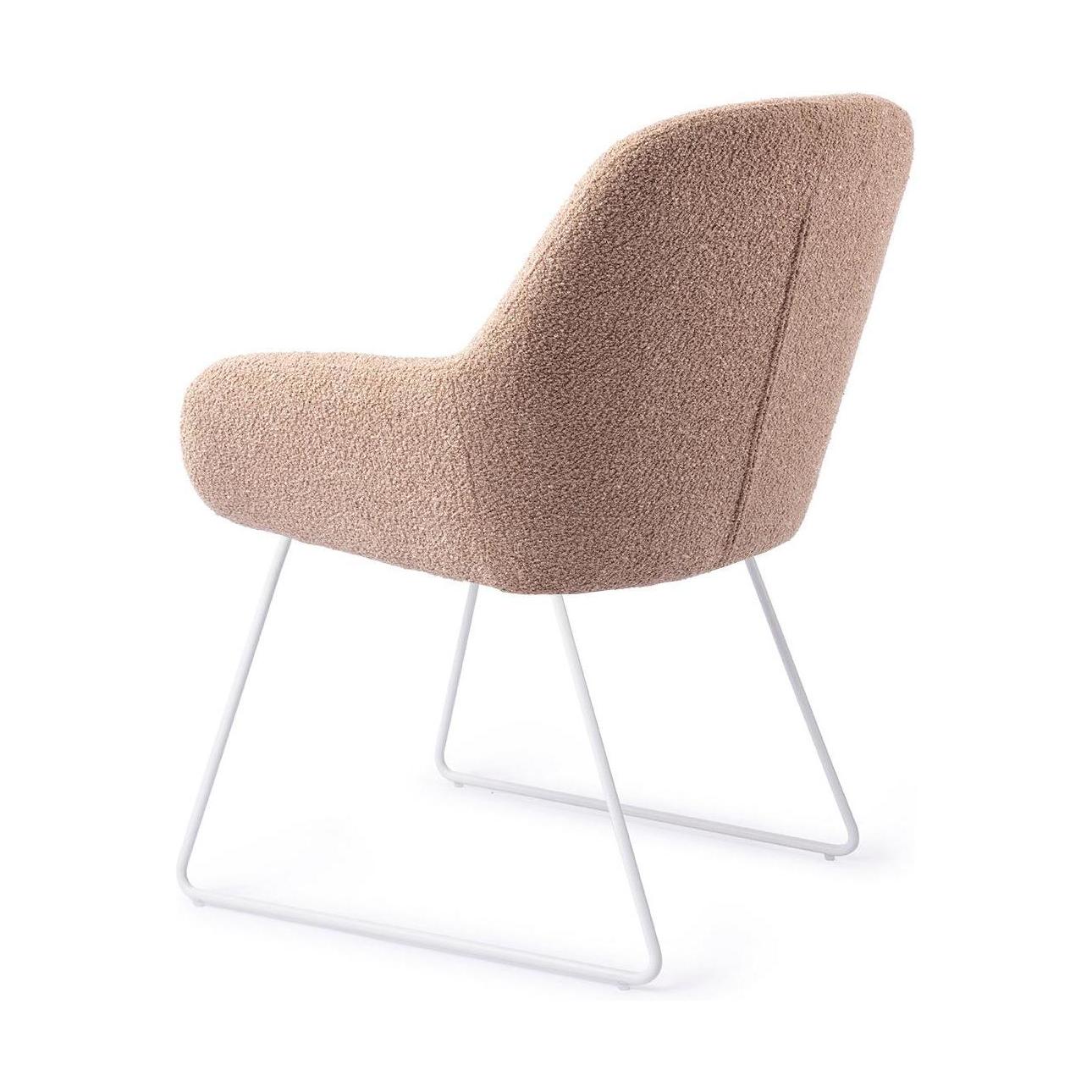Jesper Home Kushi eetkamerstoel Flax Relax slide white