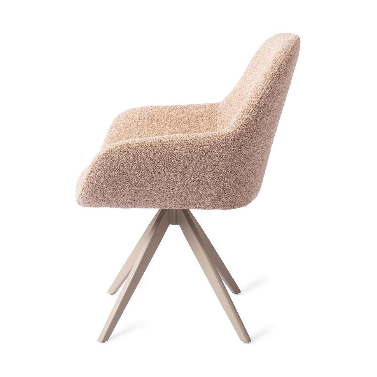 Jesper Home Kushi eetkamerstoel Flax Relax turn beige