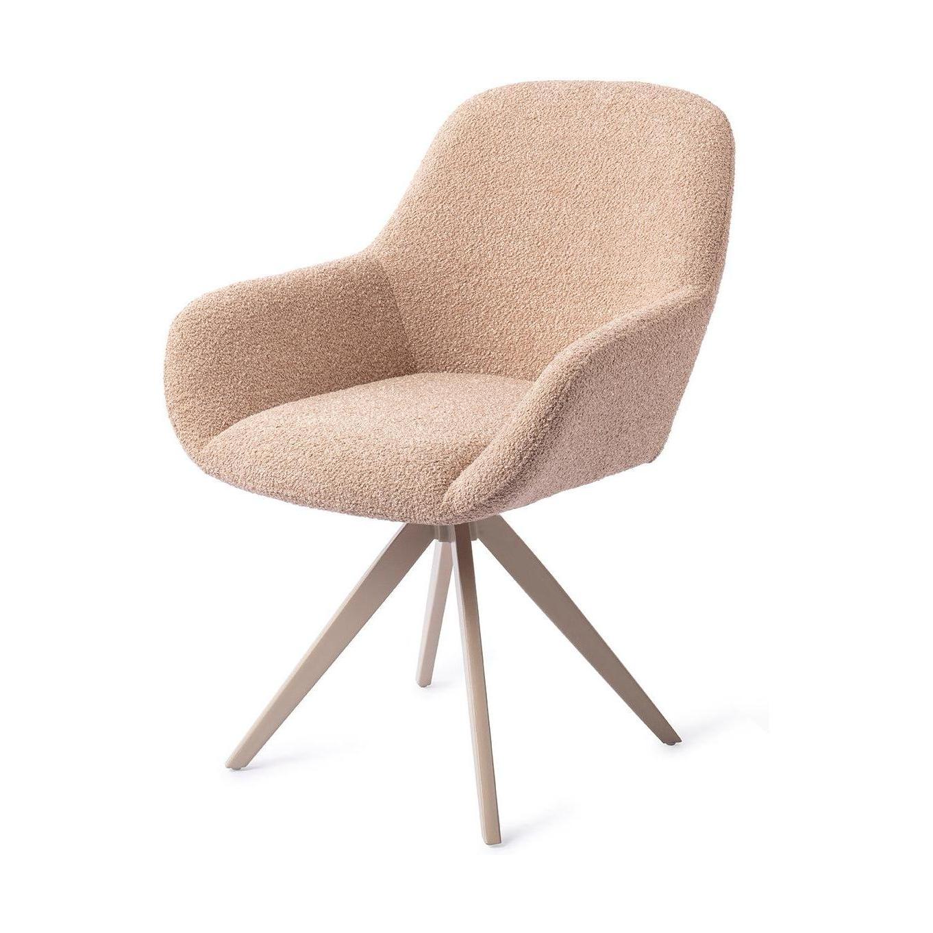 Jesper Home Kushi eetkamerstoel Flax Relax turn beige