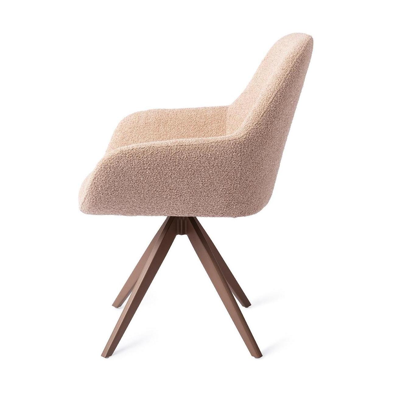 Jesper Home Kushi eetkamerstoel Flax Relax turn brown