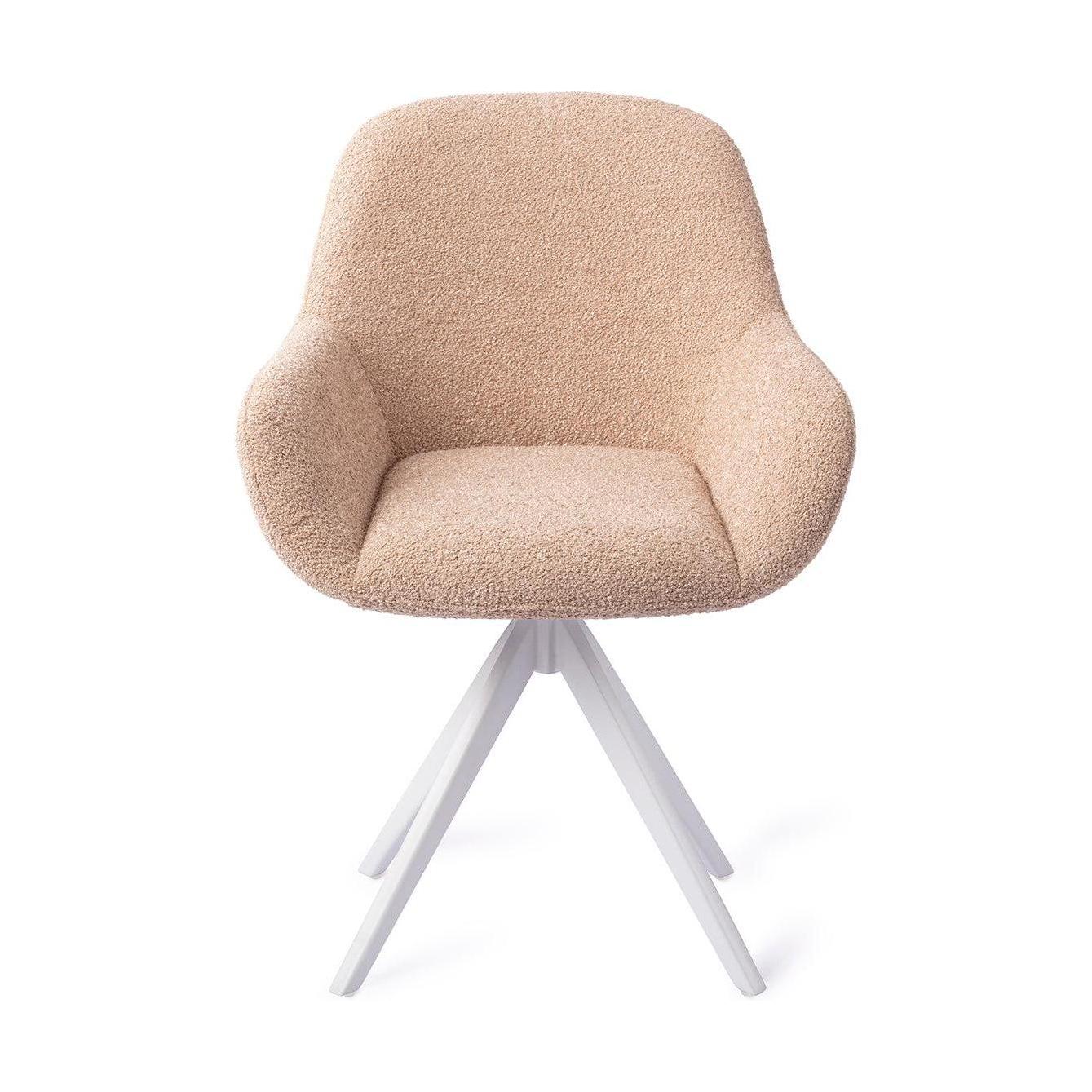 Jesper Home Kushi eetkamerstoel Flax Relax turn white