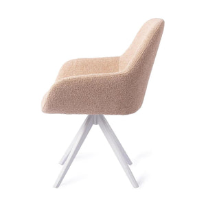 Jesper Home Kushi eetkamerstoel Flax Relax turn white