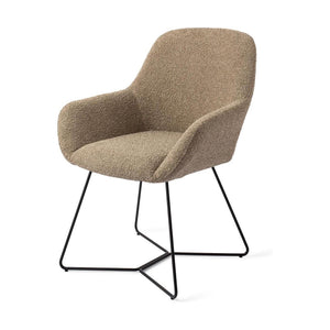Jesper Home Kushi eetkamerstoel Moss Meadow beehive black