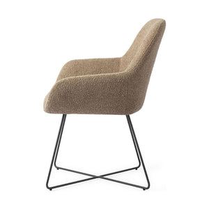 Jesper Home Kushi eetkamerstoel Moss Meadow cross black