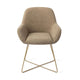 Jesper Home Kushi eetkamerstoel Moss Meadow cross gold